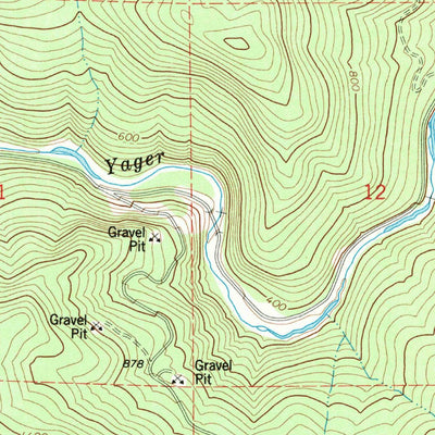 United States Geological Survey Hydesville, CA (1979, 24000-Scale) digital map