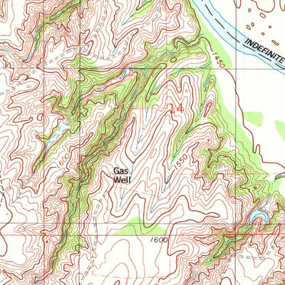 United States Geological Survey Hydro, OK (1985, 24000-Scale) digital map