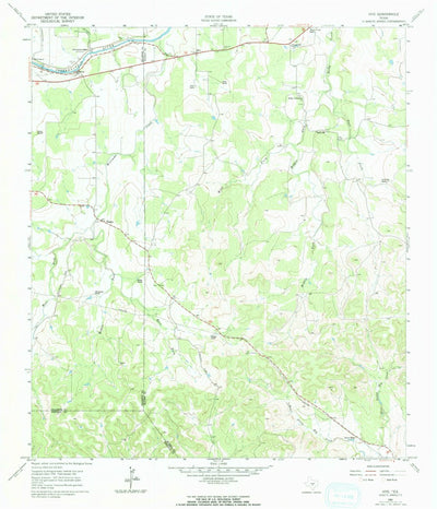 United States Geological Survey Hye, TX (1961, 24000-Scale) digital map