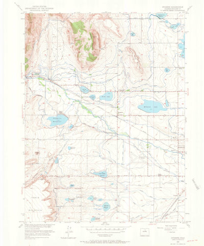 United States Geological Survey Hygiene, CO (1950, 24000-Scale) digital map
