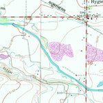 United States Geological Survey Hygiene, CO (1968, 24000-Scale) digital map