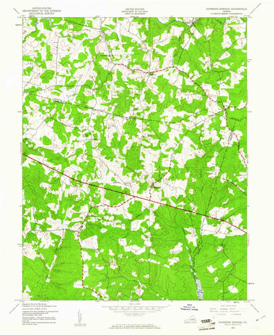 United States Geological Survey Hylas, VA (1943, 24000-Scale) digital map