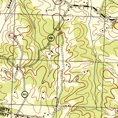 United States Geological Survey Hylas, VA (1944, 31680-Scale) digital map
