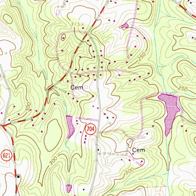 United States Geological Survey Hylas, VA (1963, 24000-Scale) digital map
