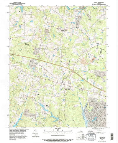 United States Geological Survey Hylas, VA (1994, 24000-Scale) digital map