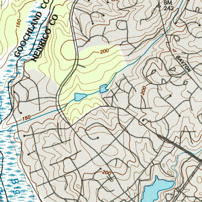 United States Geological Survey Hylas, VA (1994, 24000-Scale) digital map