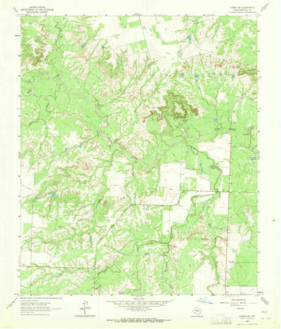 United States Geological Survey Hyman NE, TX (1962, 24000-Scale) digital map
