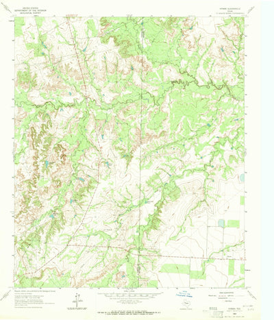 United States Geological Survey Hyman, TX (1963, 24000-Scale) digital map