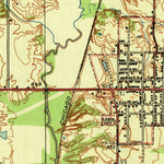 United States Geological Survey Hymera, IN (1943, 24000-Scale) digital map