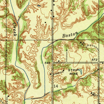 United States Geological Survey Hymera, IN (1943, 24000-Scale) digital map