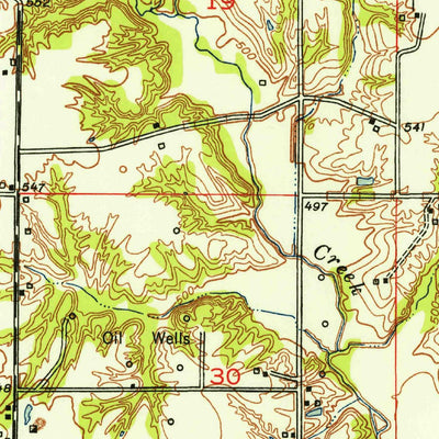 United States Geological Survey Hymera, IN (1953, 24000-Scale) digital map