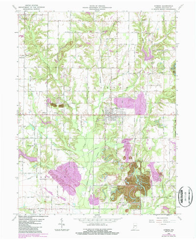 United States Geological Survey Hymera, IN (1963, 24000-Scale) digital map