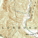 United States Geological Survey Hyndman, PA (1967, 24000-Scale) digital map