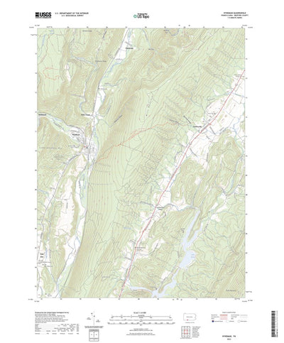 United States Geological Survey Hyndman, PA (2023, 24000-Scale) digital map