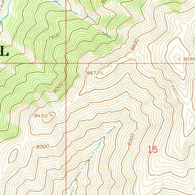 United States Geological Survey Hyndman Peak, ID (1967, 24000-Scale) digital map