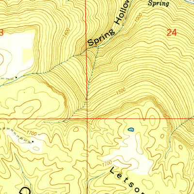 United States Geological Survey Hytop, AL-TN (1951, 24000-Scale) digital map