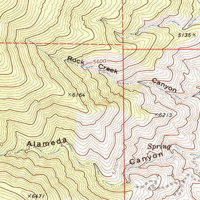 United States Geological Survey I X L Canyon, NV (1972, 24000-Scale) digital map