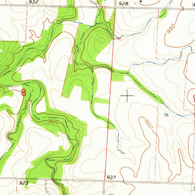 United States Geological Survey Iantha, MO (1962, 24000-Scale) digital map