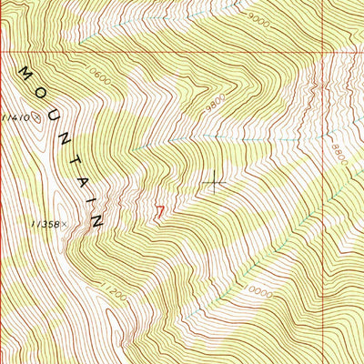 United States Geological Survey Ibapah Peak, UT (1972, 24000-Scale) digital map