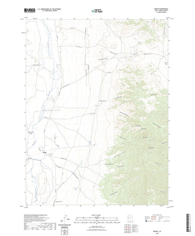 United States Geological Survey Ibapah, UT (2023, 24000-Scale) digital map