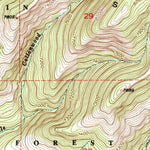 United States Geological Survey Ibex Mountain, MT (1951, 24000-Scale) digital map