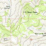 United States Geological Survey Ibex Peak, ID (1977, 24000-Scale) digital map