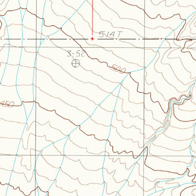 United States Geological Survey Ibex Spring, CA (1985, 24000-Scale) digital map