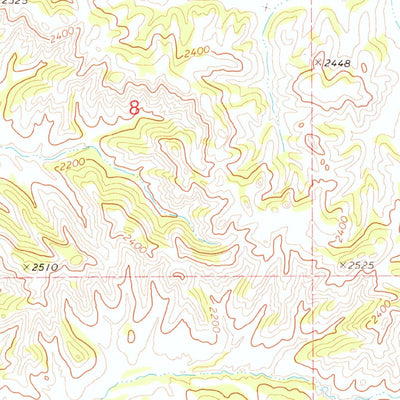 United States Geological Survey Ice Box Canyon, ND (1974, 24000-Scale) digital map