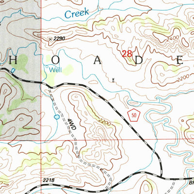 United States Geological Survey Ice Box Canyon, ND (1997, 24000-Scale) digital map