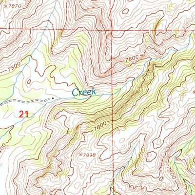 United States Geological Survey Ice Cave Mountain, WY (1992, 24000-Scale) digital map