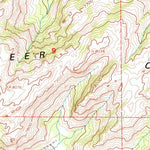 United States Geological Survey Ice Cave Mountain, WY (1992, 24000-Scale) digital map