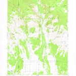 United States Geological Survey Ice Cave Peak, UT (1965, 24000-Scale) digital map