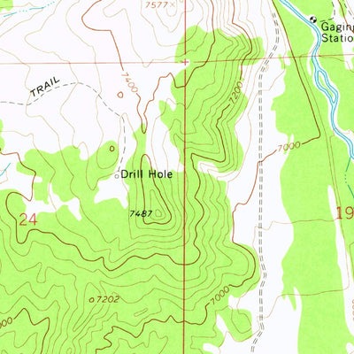 United States Geological Survey Ice Cave Peak, UT (1965, 24000-Scale) digital map