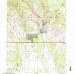 United States Geological Survey Ice Cave Peak, UT (1996, 24000-Scale) digital map