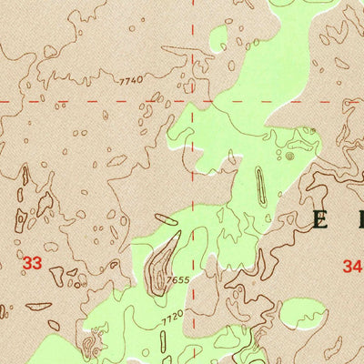United States Geological Survey Ice Caves, NM (1995, 24000-Scale) digital map