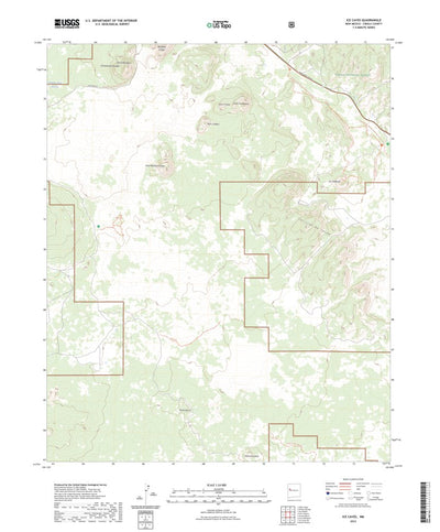 United States Geological Survey Ice Caves, NM (2023, 24000-Scale) digital map