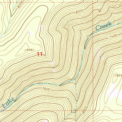 United States Geological Survey Ice Creek, WY (1993, 24000-Scale) digital map