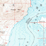 United States Geological Survey Iceberg Canyon, NV-AZ (1953, 62500-Scale) digital map
