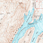 United States Geological Survey Iceberg Canyon, NV-AZ (1953, 62500-Scale) digital map