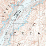 United States Geological Survey Iceberg Canyon, NV-AZ (1983, 24000-Scale) digital map