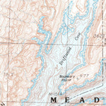 United States Geological Survey Iceberg Canyon, NV-AZ (1983, 24000-Scale) digital map