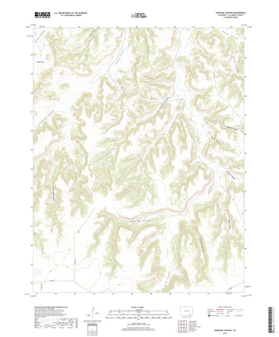 United States Geological Survey Icehouse Canyon, CO (2019, 24000-Scale) digital map