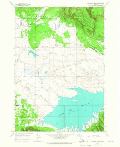 United States Geological Survey Icehouse Creek, ID (1965, 24000-Scale) digital map