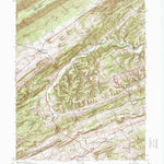 United States Geological Survey Ickesburg, PA (1952, 24000-Scale) digital map