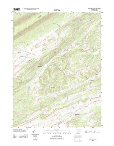 United States Geological Survey Ickesburg, PA (2013, 24000-Scale) digital map