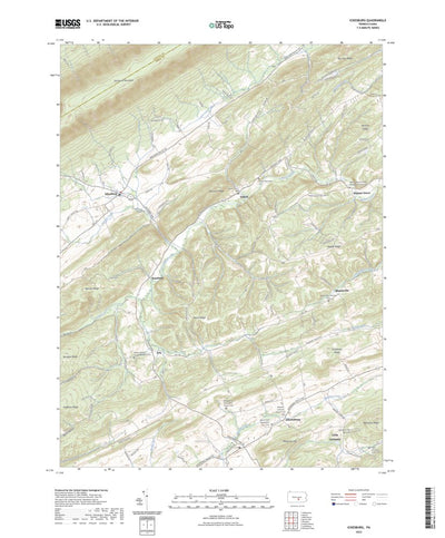 United States Geological Survey Ickesburg, PA (2023, 24000-Scale) digital map