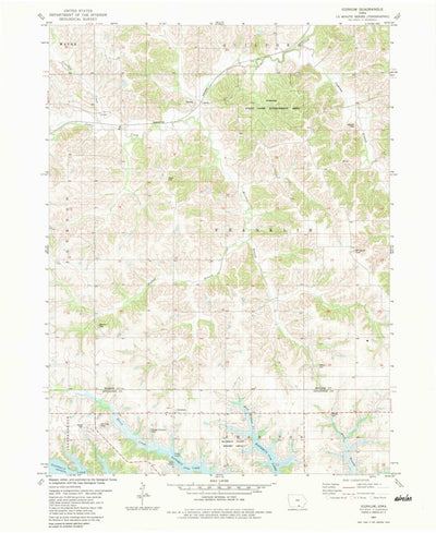 United States Geological Survey Iconium, IA (1982, 24000-Scale) digital map