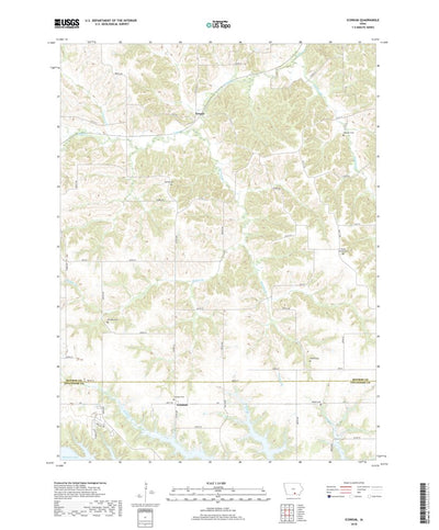 United States Geological Survey Iconium, IA (2018, 24000-Scale) digital map
