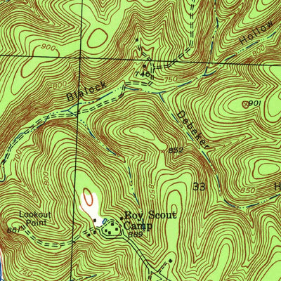 United States Geological Survey Iconium, MO (1940, 24000-Scale) digital map