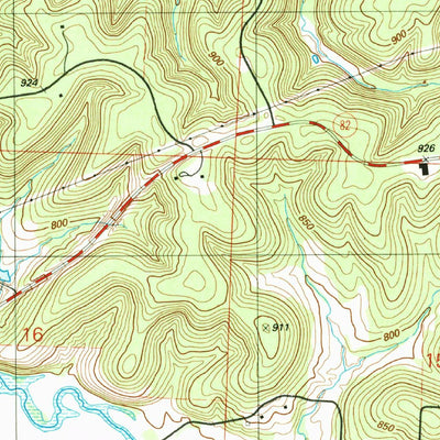 United States Geological Survey Iconium, MO (1991, 24000-Scale) digital map